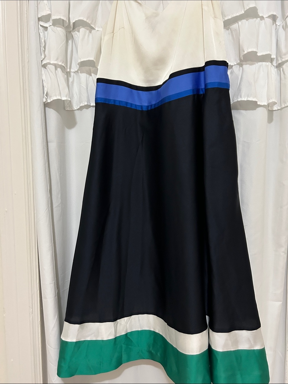 Banana Republic satin midi dress